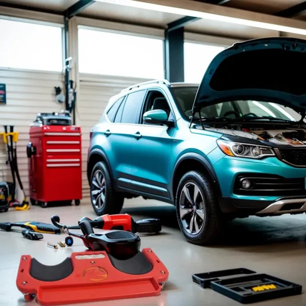 Rolling Knee Pads Creeper with Wheels, Rolling Knee Dolly with Foam Cushioned Knee Cups for Auto Repair Flooring Garage Use