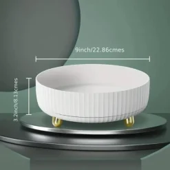 Rotating Storage Rack,Makeup Perfume Organizer, 360 Degree Rotating Cosmetic Desk Storage, Lotions Display Case, Round Gift Tray With Large Capacity, For Your Jewelry