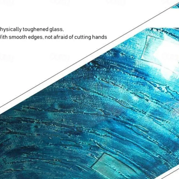 Round Artistic Vanity Basin Sink Bathroom Vessel Tempered Glass Bowl 16.5 inch, Art Wash Basin Mixer Faucet Set with Pop-up Drain, Boat Shape Countertop Above Counter Washroom