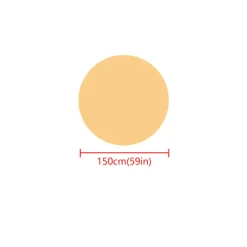 Round Tablecloth,Stain Resistance Cotton Linen Table Cloth,Table Cover for Kitchen Dining Table, Buffet Parties and ​Camping