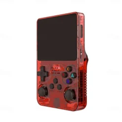 R36S Handheld Game Console 3.5 Inch IPS Screen Retro Game Console Linux System Screen Portable Pocket Video Player Travel Essentials 64GB and128G Extra Large Memory