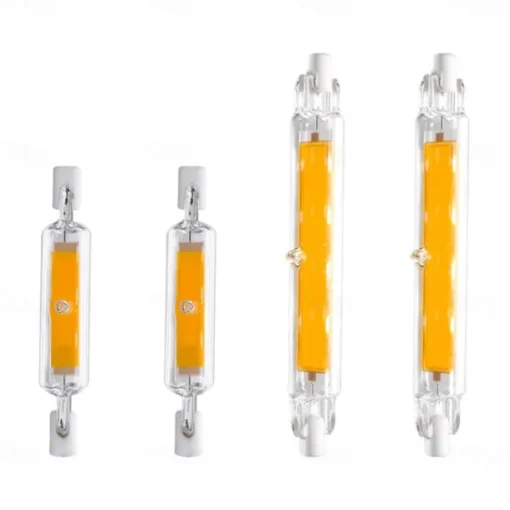 R7S LED COB Light Bulb 78MM 3W 5W 118MM 7W 12W J78 J118 Double Ended Flood Light Landscape Lights Warm Cold White AC 110V 220V