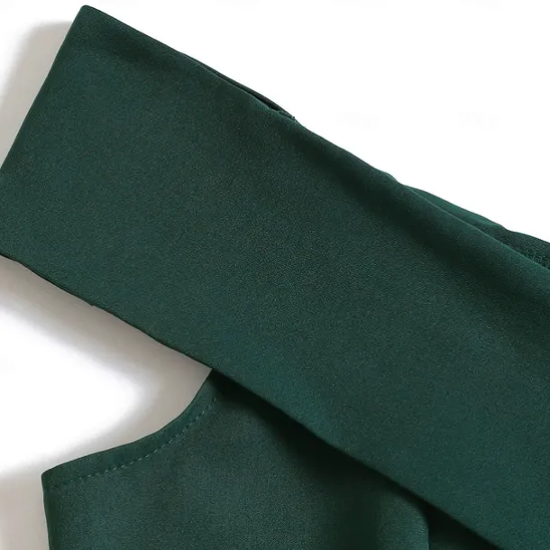 1950s Cocktail Dress Vintage Dress Dress A-Line Dress Tea Dress Flare Dress Women's Off Shoulder Costume Vintage Cosplay Homecoming Wedding Party Sleeveless Knee Length A-Line Dress