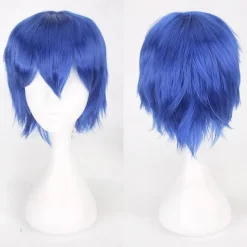 s Cosplay Wigs For Men And Women Heat Resistant Fiber Anime Wig 12Inch Halloween Wigs