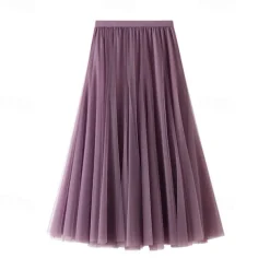 1950s Fairy Mesh Layered Tutu Tulle Skirt Fancy Dress Women's Carnival Masquerade Event / Party Bachelorette Party Adults Skirts