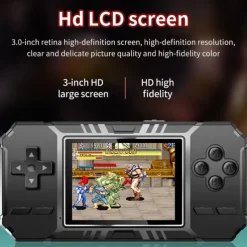 S8 Handheld Game Console Retro Mini Game Console with 520 Classic Games 3.0 inch Screen Rechargeable Battery Portable Games Console Support TV Ideal Gift for Kids Adult Friend Lover