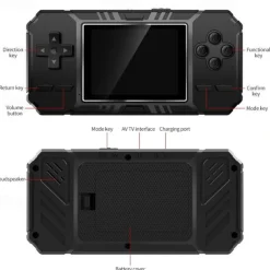 S8 Handheld Game Console Retro Mini Game Console with 520 Classic Games 3.0 inch Screen Rechargeable Battery Portable Games Console Support TV Ideal Gift for Kids Adult Friend Lover