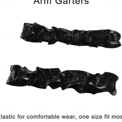 1920s Men's Costume Accessories Set Gangster Manhattan Hat Pre Tied Bow Tie Pocket Watch Y-Back Suspender Armband Garte For Theme Party 7 Pcs