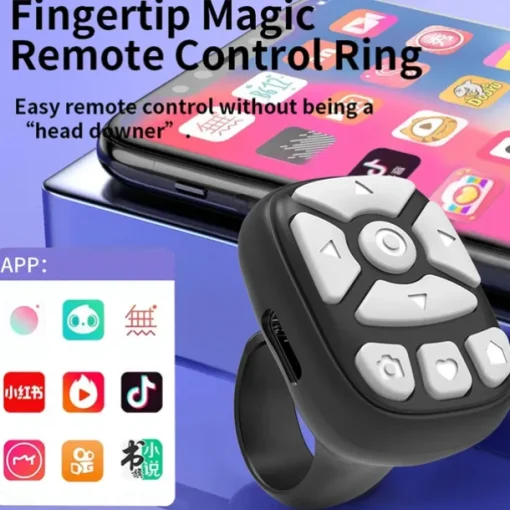 S22 Portable Smart Wireless wireless Ring Remote Control Wireless Selfie Distance Smart Finger Ring Remote Control