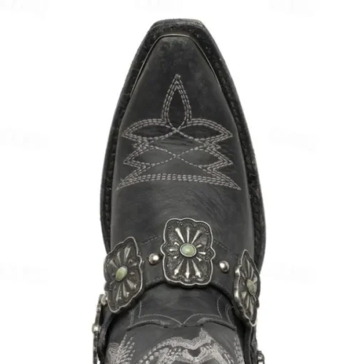 1970s Shoes Western Boot Square Toe Hippie Cowboy Fancy Dress Women's Masquerade Party / Evening Pride Parade Pride Month Adults' Shoes