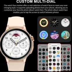 S58 Smartwatch Heart Rate Bluetooth Call AMOLED Screen Step Counting Smart Bracelet Sports Watch