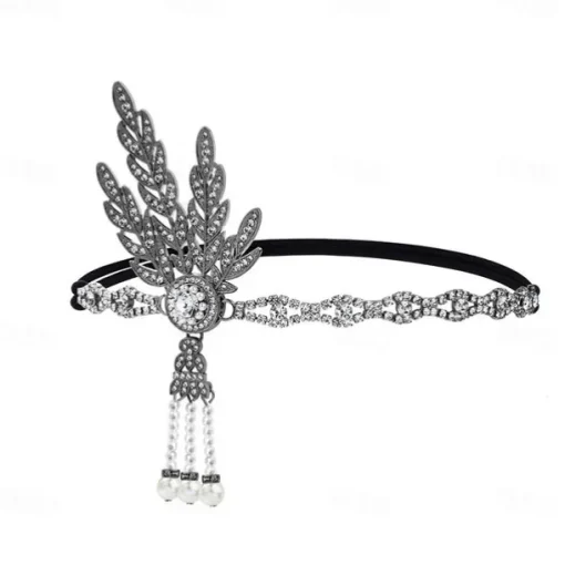 1920s The Great Gatsby Flapper Headband The Great Gatsby Fancy Dress Women's Halloween Carnival Masquerade Party Masquerade Bachelorette Party Adults' Hair Band All Seasons