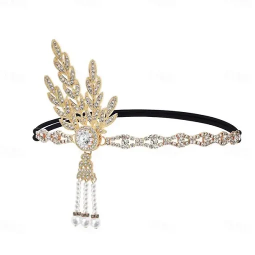 1920s The Great Gatsby Flapper Headband The Great Gatsby Fancy Dress Women's Halloween Carnival Masquerade Party Masquerade Bachelorette Party Adults' Hair Band All Seasons