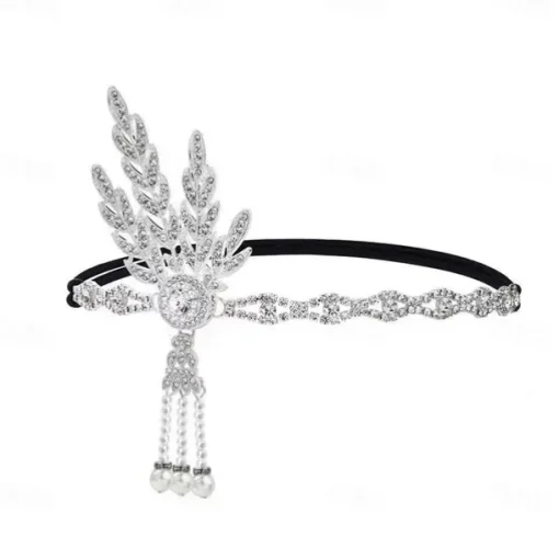 1920s The Great Gatsby Flapper Headband The Great Gatsby Fancy Dress Women's Halloween Carnival Masquerade Party Masquerade Bachelorette Party Adults' Hair Band All Seasons