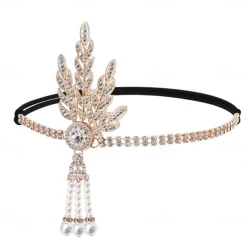 1920s The Great Gatsby Flapper Headband The Great Gatsby Fancy Dress Women's Halloween Carnival Masquerade Party Masquerade Bachelorette Party Adults' Hair Band All Seasons