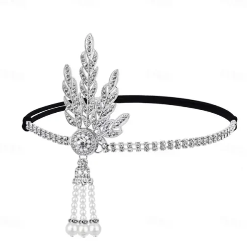 1920s The Great Gatsby Flapper Headband The Great Gatsby Fancy Dress Women's Halloween Carnival Masquerade Party Masquerade Bachelorette Party Adults' Hair Band All Seasons