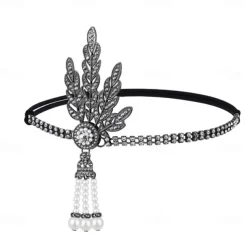 1920s The Great Gatsby Flapper Headband The Great Gatsby Fancy Dress Women's Halloween Carnival Masquerade Party Masquerade Bachelorette Party Adults' Hair Band All Seasons