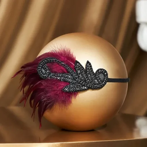 1920s The Great Gatsby Flapper Headband The Great Gatsby Wedding Guest Collarless Fancy Dress Women's Halloween Carnival Masquerade Party Masquerade Wedding Reception Adults' Hair Band All Seasons