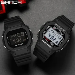 SANDA style Digital Watch Men Luxury Brand Military Watch Fashion Men Sport Watch Alarm Stopwatch Clock Male Wrist Watch
