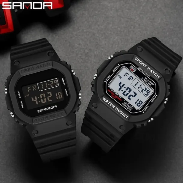 SANDA style Digital Watch Men Luxury Brand Military Watch Fashion Men Sport Watch Alarm Stopwatch Clock Male Wrist Watch