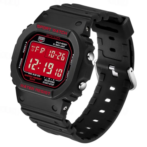 SANDA style Digital Watch Men Luxury Brand Military Watch Fashion Men Sport Watch Alarm Stopwatch Clock Male Wrist Watch