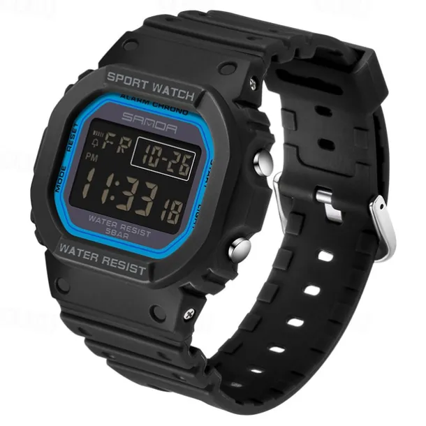 SANDA style Digital Watch Men Luxury Brand Military Watch Fashion Men Sport Watch Alarm Stopwatch Clock Male Wrist Watch
