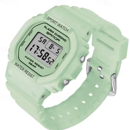 SANDA Digital Watch Men Women 50M Waterproof Sports Watches Male Ladies Clock Electronic Square Watch