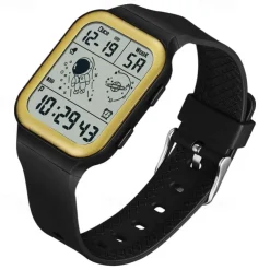 SANDA Men Digital Watch Creative Fashion Wristwatch Shock Resistant Minute Repeater Luminous Stopwatch Alarm Clock TPU Watch