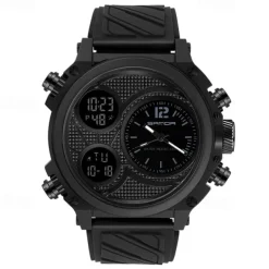 SANDA Men Digital Watch Sports Fashion Wristwatch Luminous Stopwatch Alarm Clock Calendar Resin Watch