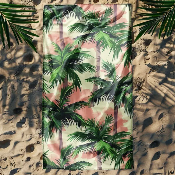 Sandproof Beach Towel Soft Cover Blanket Tropical Pug Large 3D Print Pattern Towel Bath Towel Beach Sheet Blanket Classic 100% Micro Fiber Comfy Blankets