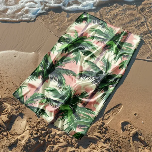 Sandproof Beach Towel Soft Cover Blanket Tropical Pug Large 3D Print Pattern Towel Bath Towel Beach Sheet Blanket Classic 100% Micro Fiber Comfy Blankets