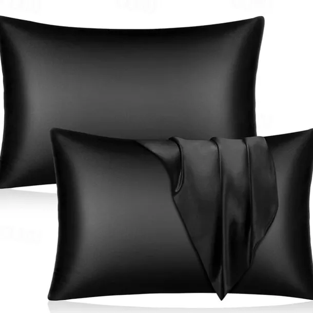 Satin Envelope Zipperless Pillowcase Simulated Silk Cold Feeling Pillowcase Pillow Cover