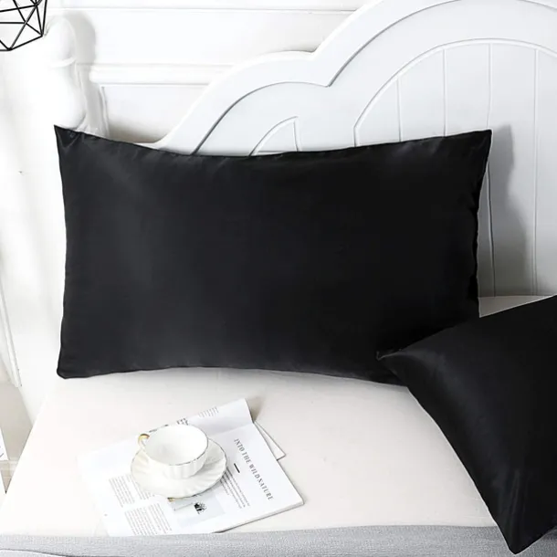 Satin Envelope Zipperless Pillowcase Simulated Silk Cold Feeling Pillowcase Pillow Cover
