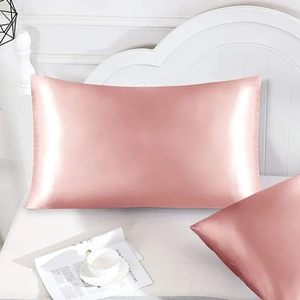 Satin Envelope Zipperless Pillowcase Simulated Silk Cold Feeling Pillowcase Pillow Cover