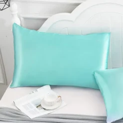 Satin Envelope Zipperless Pillowcase Simulated Silk Cold Feeling Pillowcase Pillow Cover