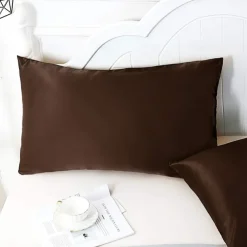 Satin Envelope Zipperless Pillowcase Simulated Silk Cold Feeling Pillowcase Pillow Cover