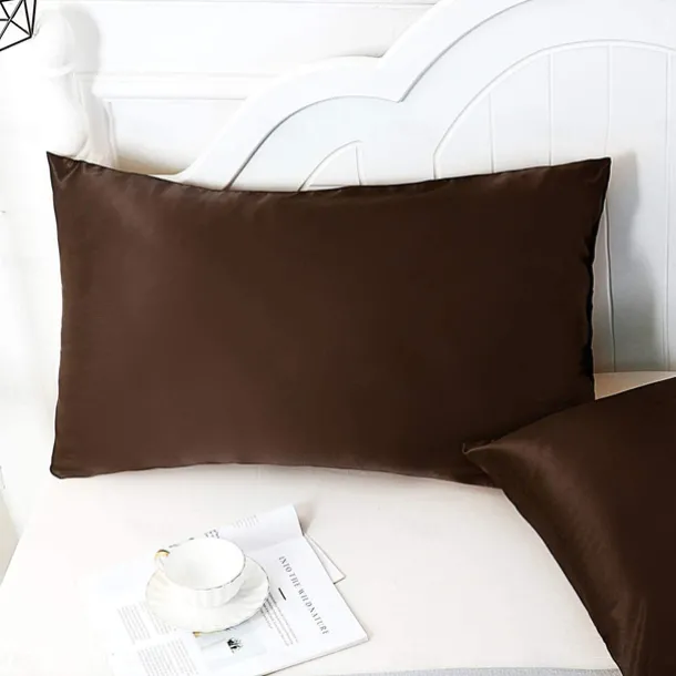 Satin Envelope Zipperless Pillowcase Simulated Silk Cold Feeling Pillowcase Pillow Cover