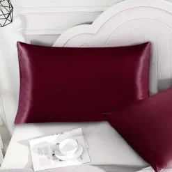 Satin Envelope Zipperless Pillowcase Simulated Silk Cold Feeling Pillowcase Pillow Cover