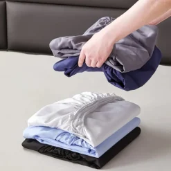 Satin Ice Silk Four-piece Set European American Sheets Bed Sheets Bedding