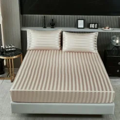 Satin Ice Silk Four-piece Set European American Sheets Bed Sheets Bedding