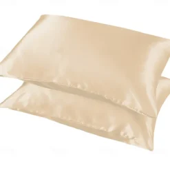 Satin Imitation Silk Pillowcases
