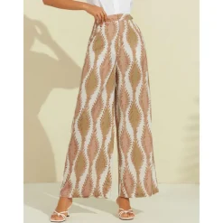 Satin Straight Pocket Full Length Pants