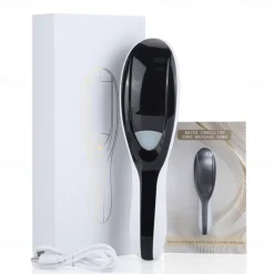 Scalp Massager Electric Scalp Massage Brush Hair Massage Brush Electric Head Scratcher Massage Comb with Soft Rubber