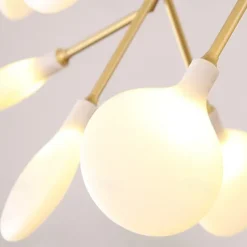 Scandinavian living room chandelier modern simple dining room lamp internet red bedroom lamp personality creative home firefly chandelier