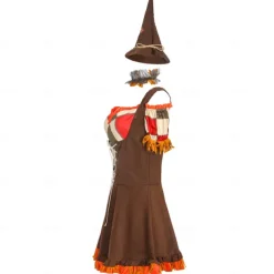 Scarecrow Halloween Cosplay Costume Party Costume Masquerade Carnival Costume Outfits Adults' Women's Masquerade Mardi Gras Performance Party Halloween Easy Halloween Costumes Dress Up