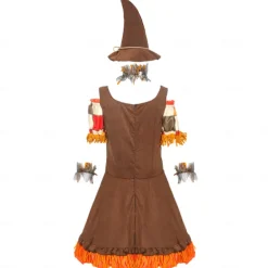 Scarecrow Halloween Cosplay Costume Party Costume Masquerade Carnival Costume Outfits Adults' Women's Masquerade Mardi Gras Performance Party Halloween Easy Halloween Costumes Dress Up