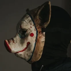 Scary Pig Halloween Mask Halloween Props Saw Funny Scary Costume Adults' Men's Women's Halloween Carnival Mardi Gras Easy Halloween Costumes Dress Up