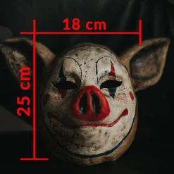 Scary Pig Halloween Mask Halloween Props Saw Funny Scary Costume Adults' Men's Women's Halloween Carnival Mardi Gras Easy Halloween Costumes Dress Up