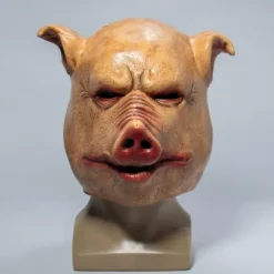 Scary Pig Halloween Mask Halloween Props Saw Funny Scary Costume Adults' Men's Women's Halloween Carnival Mardi Gras Easy Halloween Costumes Dress Up