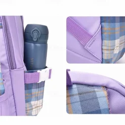 School Backpack Bookbag Multicolor for Student Girls Women Water Resistant Wear-Resistant Large Capacity Polyester Oxford Cloth School Bag Back Pack Satchel 12*5.9*17 inch, Back to School Gift